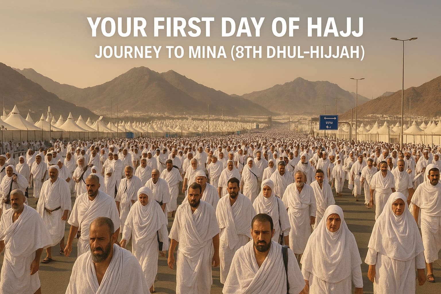 Your First Day of Hajj – Journey to Mina (8th Dhul-Hijjah)